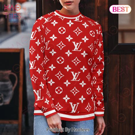 red lv sweater|lv sweater women.